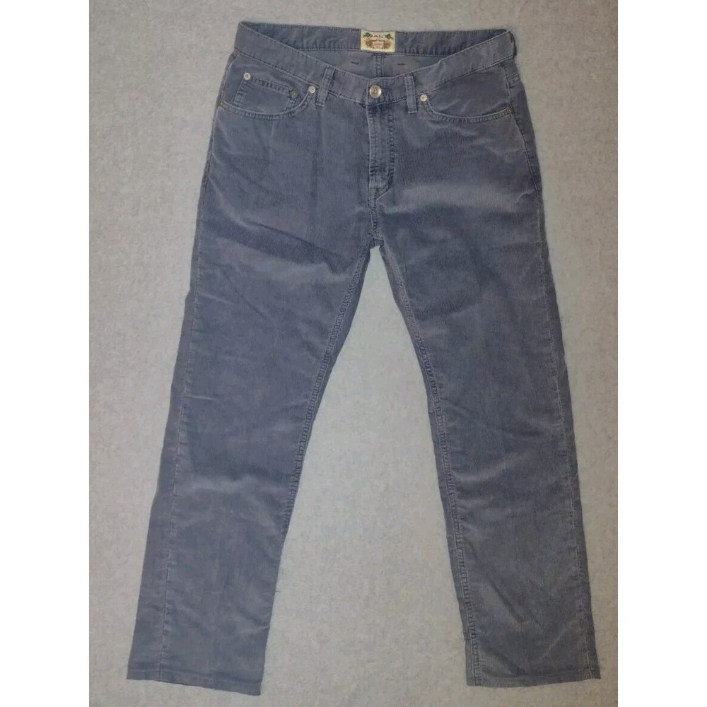 Gant by Michael Bastian Slim Straight Leg Corduroy Pants 33Wx34L Actual (33x27)
